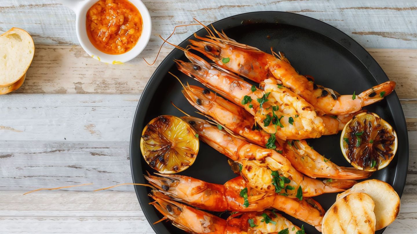 Butterfly Shrimp With Rice