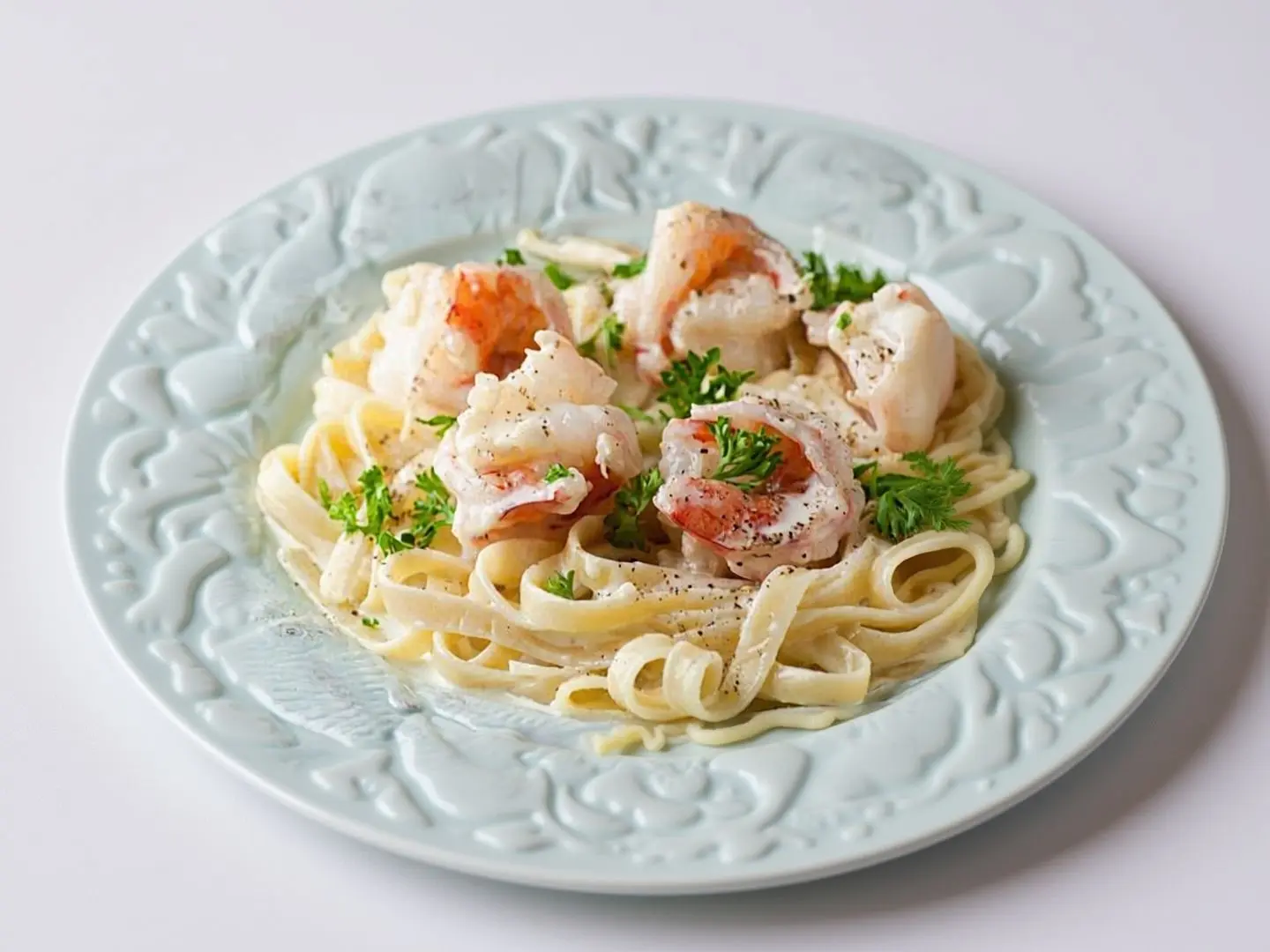 مكرونة سي فود كريمه