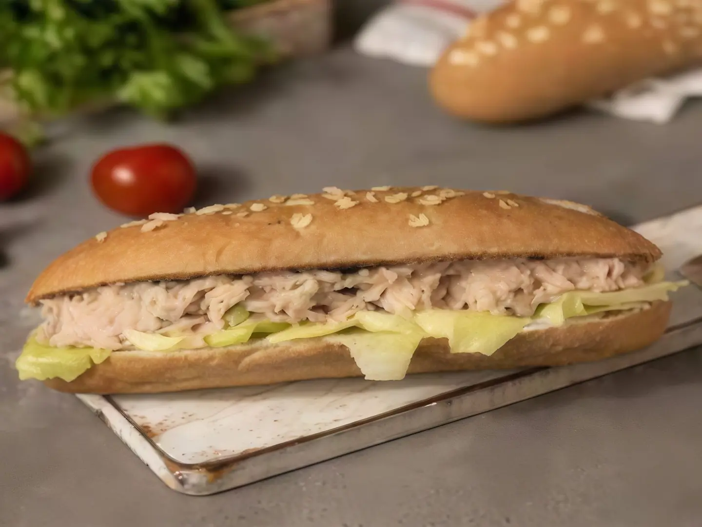 ساندويتش تونه عادي