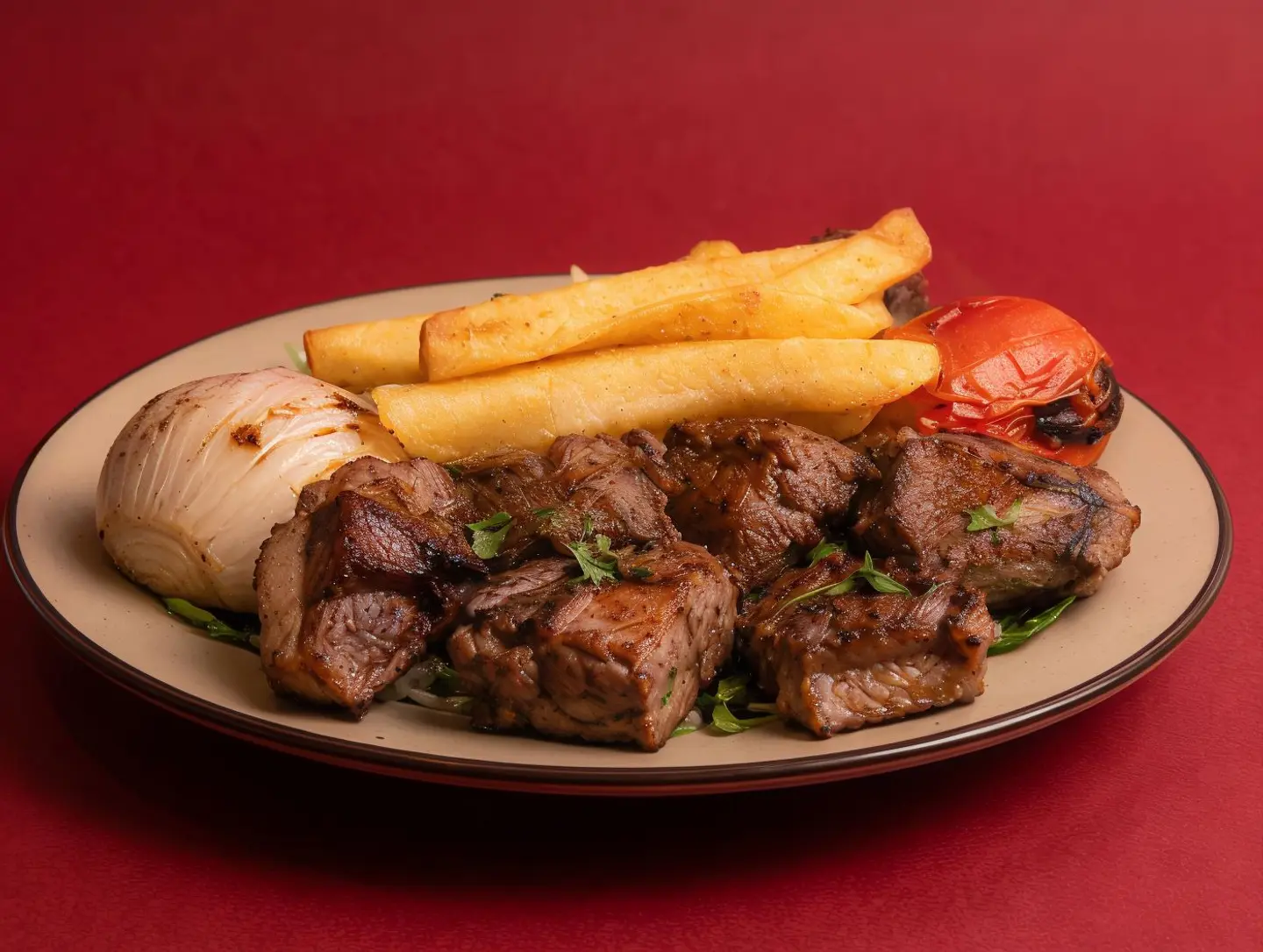 Fresh Baladi Roasted Meat Meal