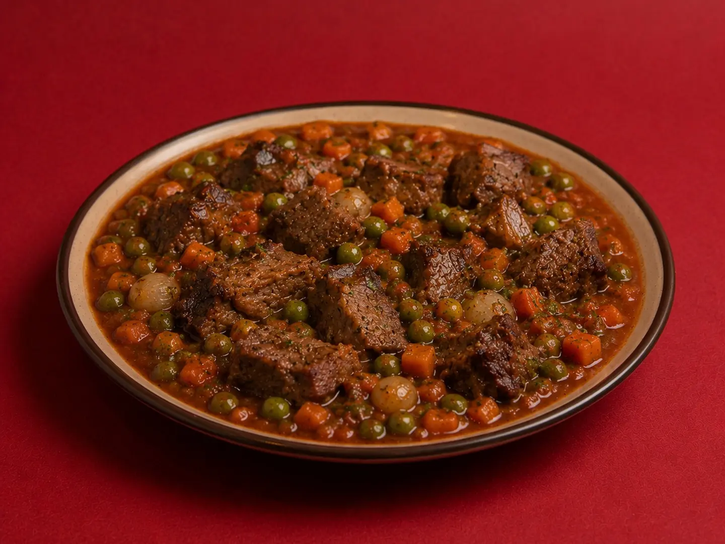 Fresh Baladi Meat Meal In The Oven