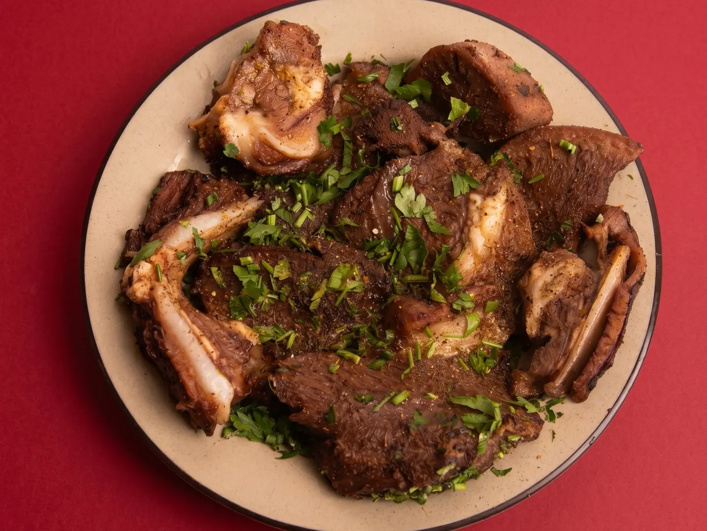 Meat From The Sheep Head - Small