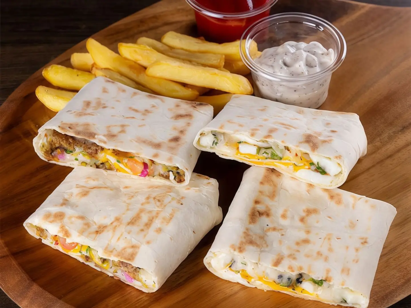 بوكس فطيرة الفلافل والبيض ٤ قطع