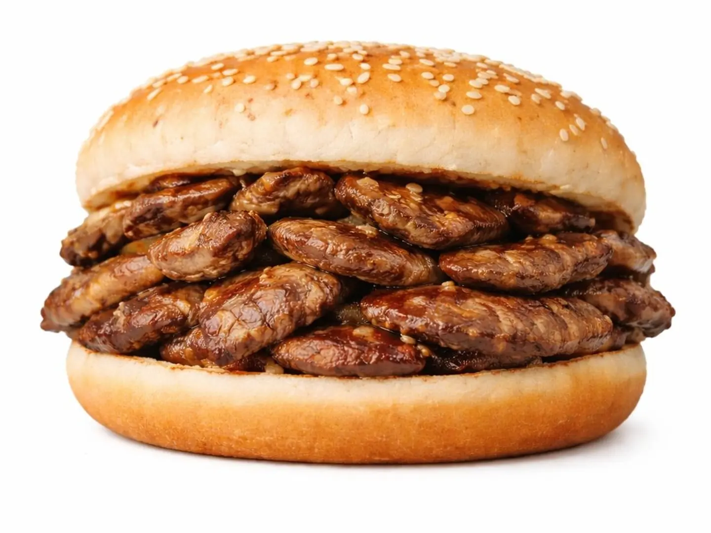 برجر كبدة - كبدة ساده