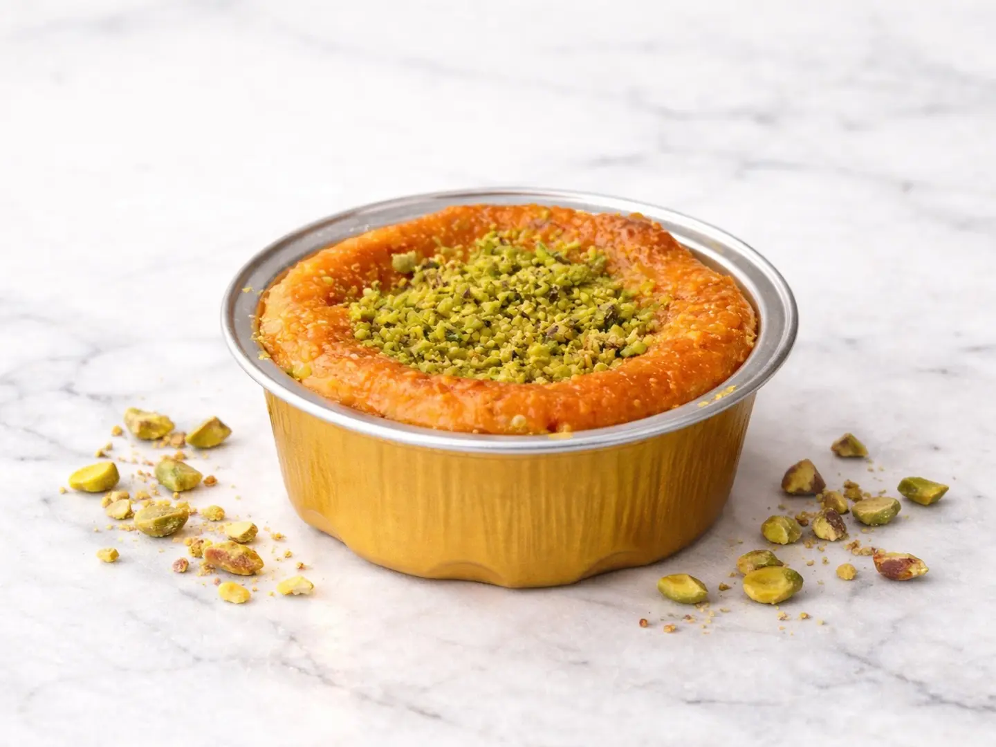 بسبوسة فستق (٦ قطع)