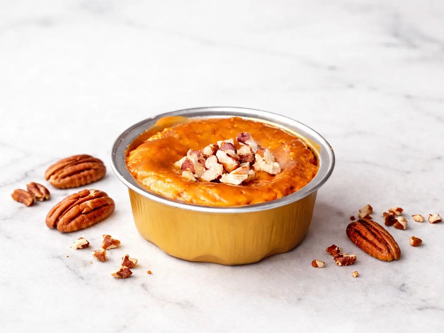 بسبوسة كراميل وبيكان (٦ قطع)