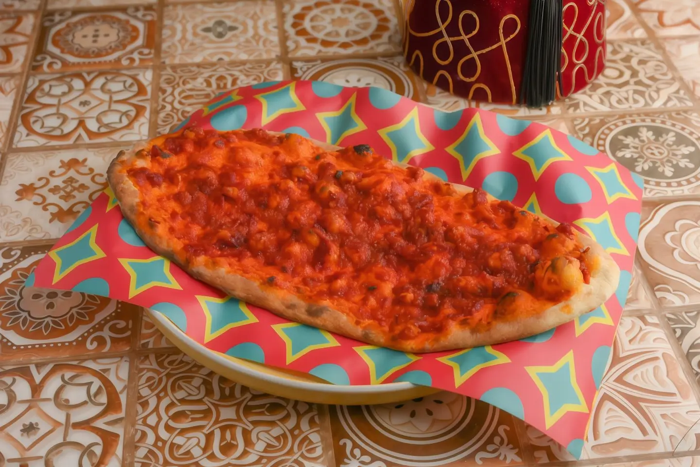 فطيرة محمرة
