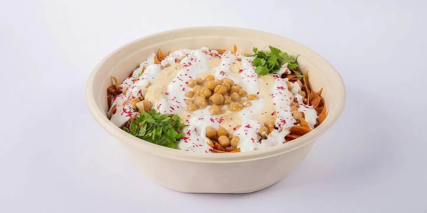 صحن فته بالسمنه