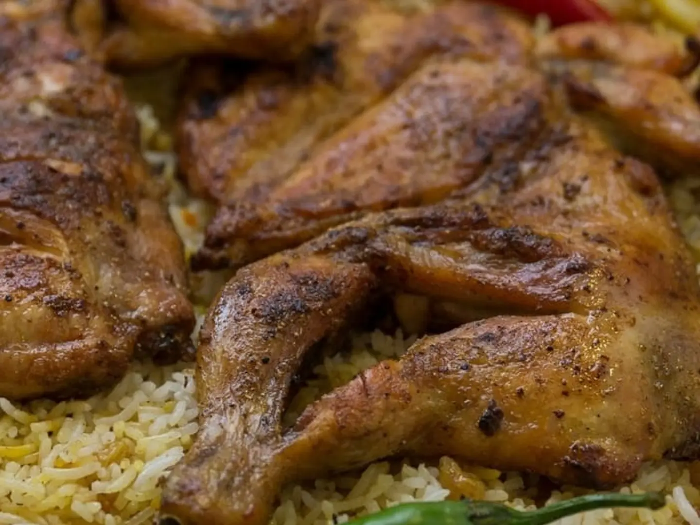 نص حبة دجاج ساده مظبي