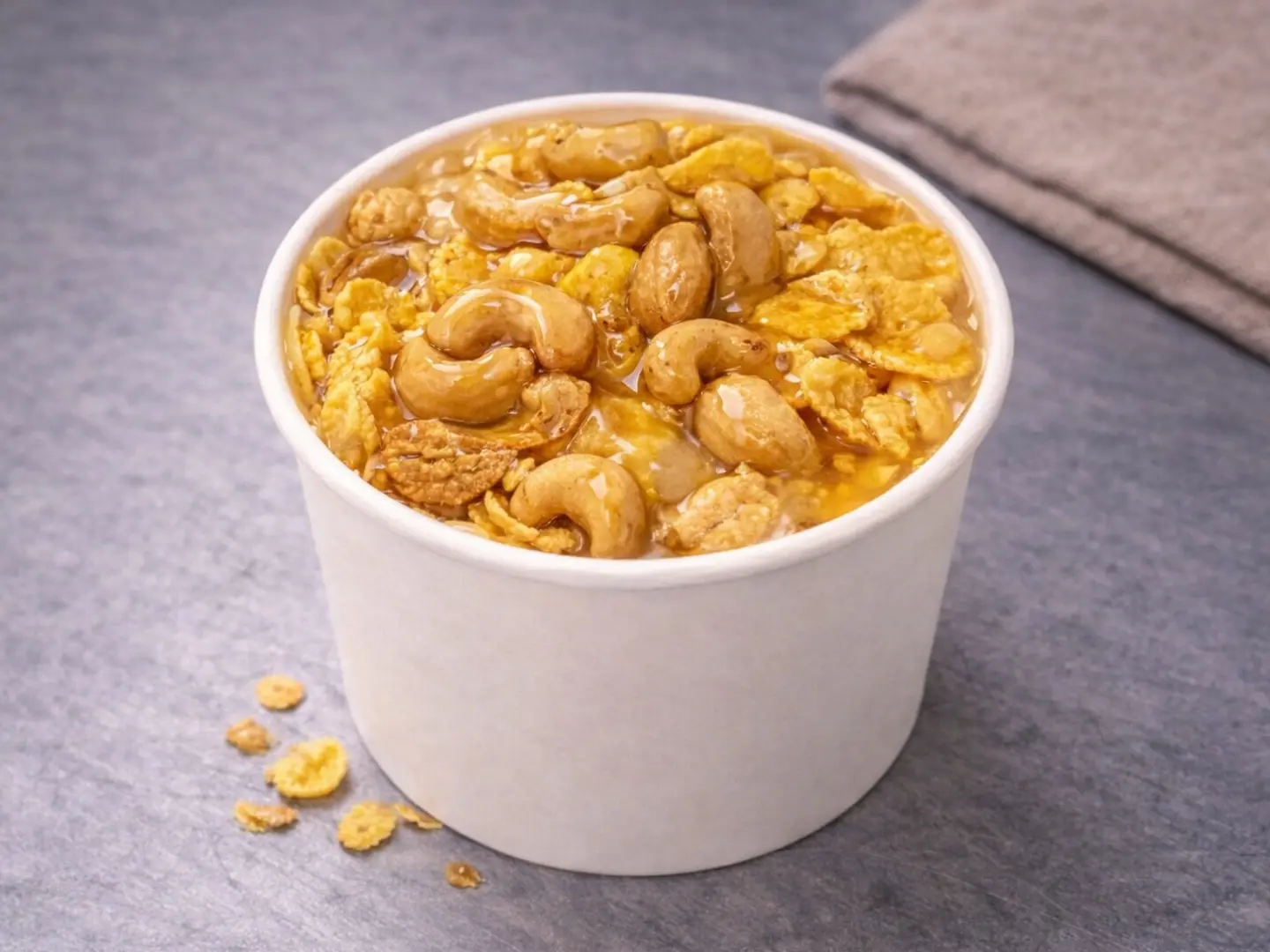 عريكة كاجوا مع كورنفلكس صغير