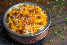 طبق برياني جمبري