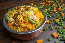 طبق برياني خضروات