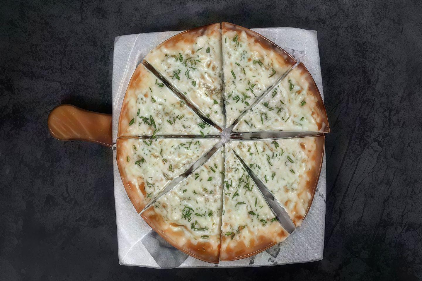 Feta Cheese With Rocca Manakish