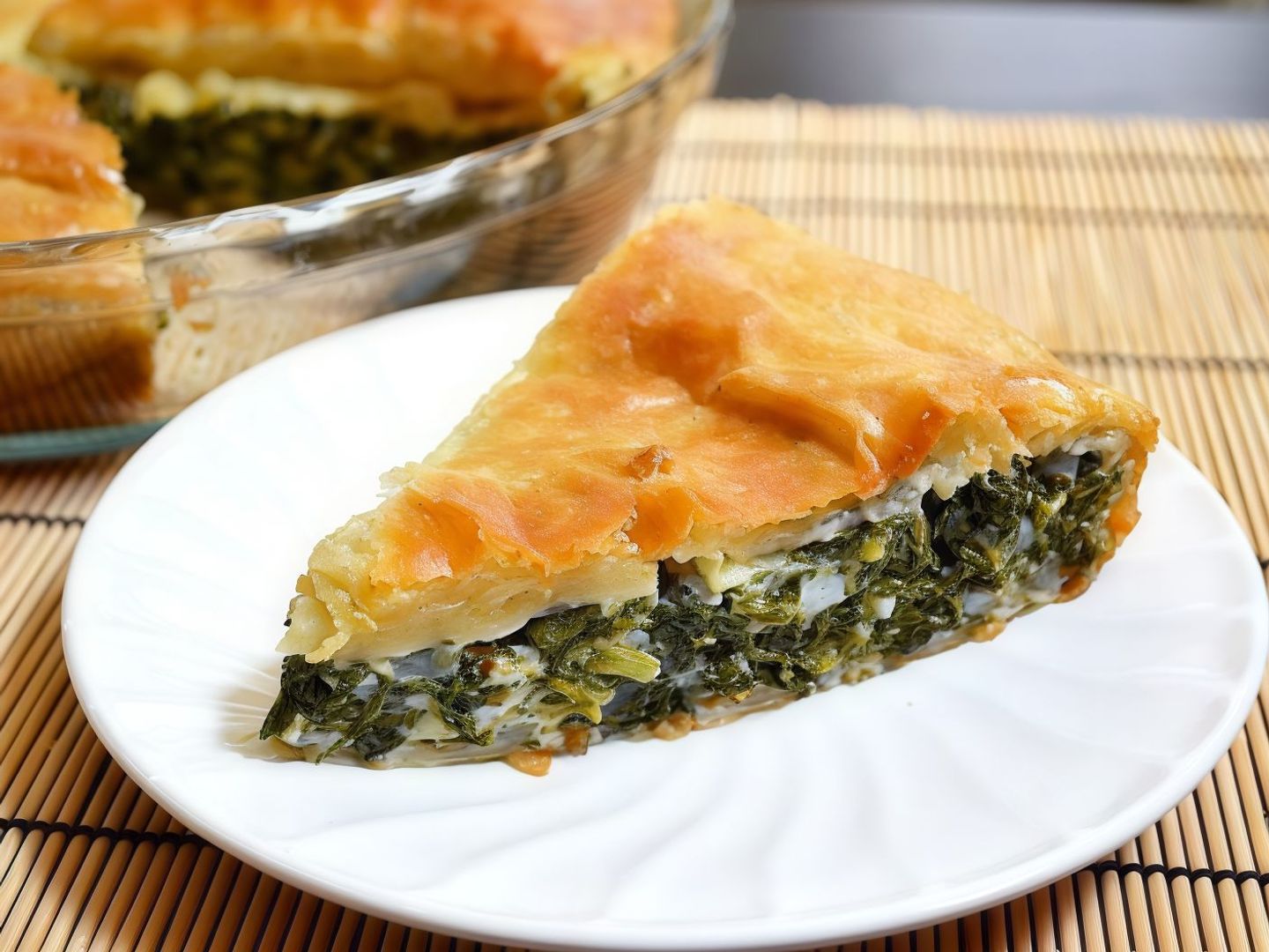 سبانخ بالجبنة