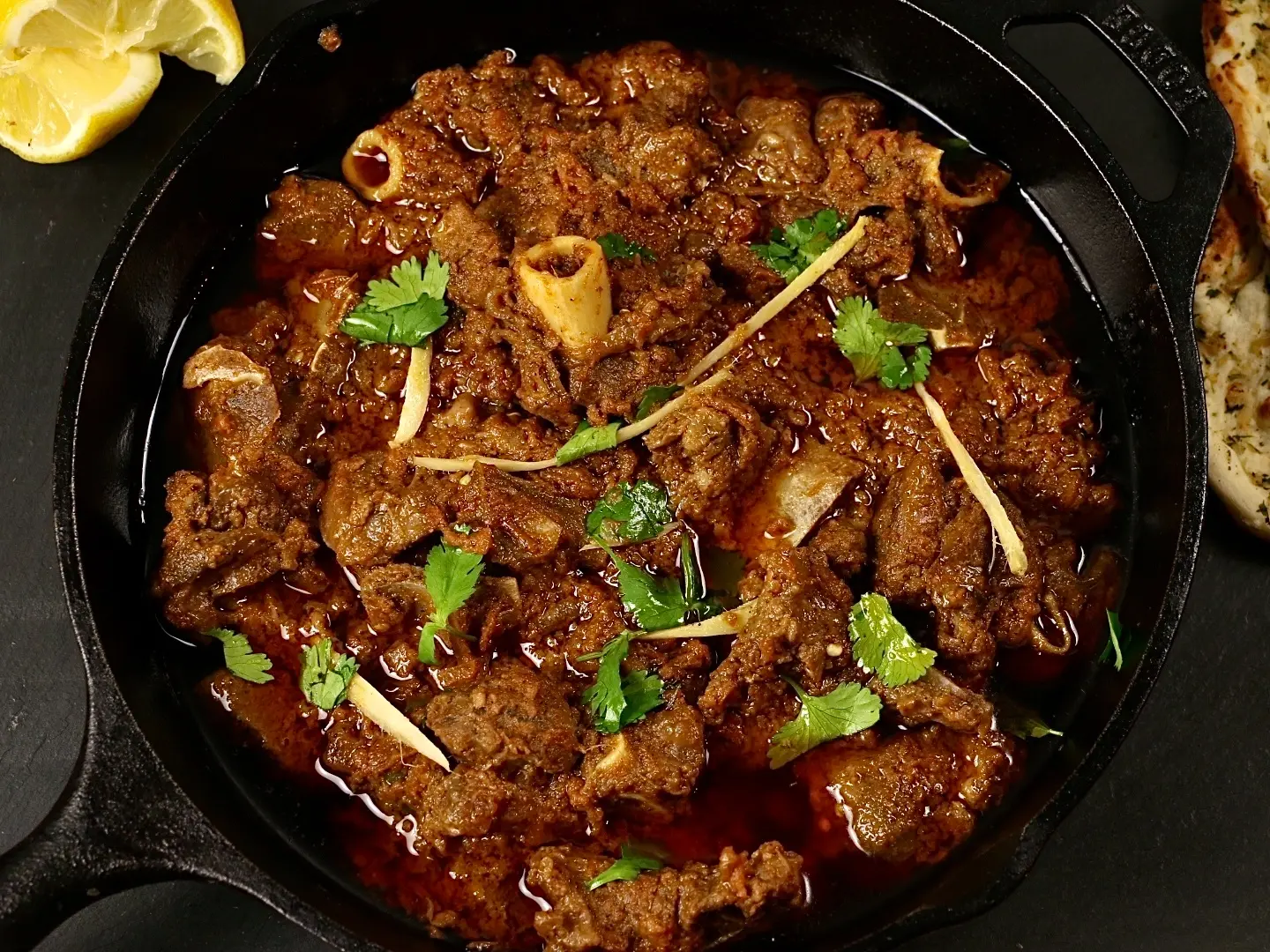 Mutton Karahi With Butter