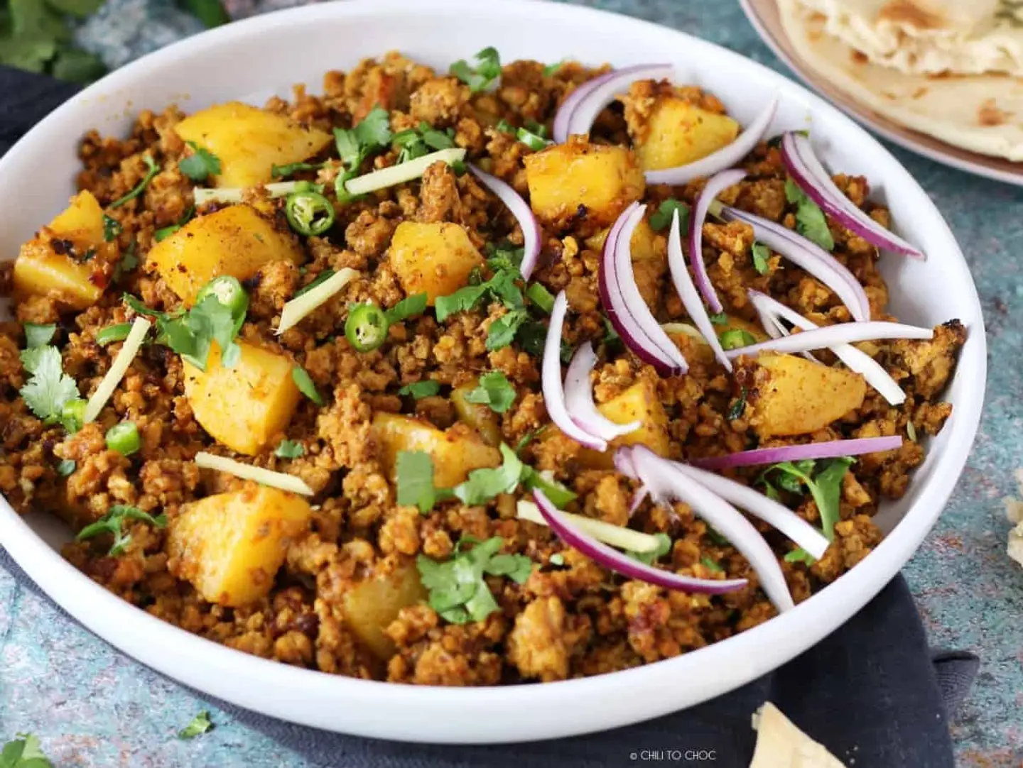 Aloo Qeema