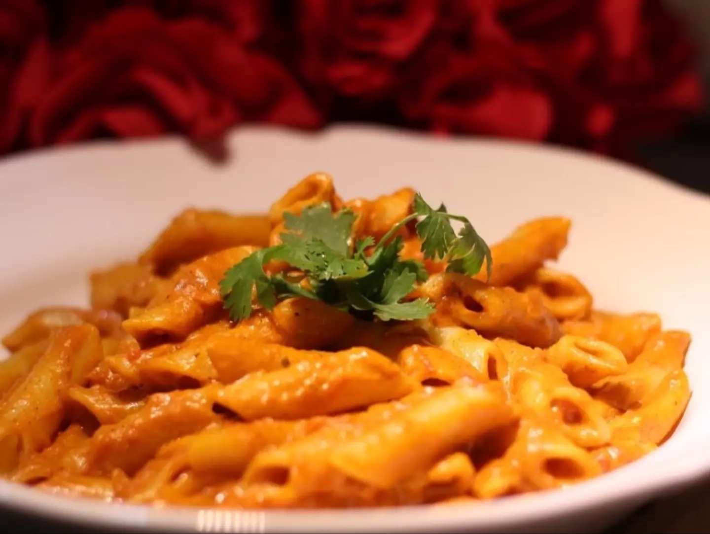 Pasta With Chicken, Meat And Vegetables
