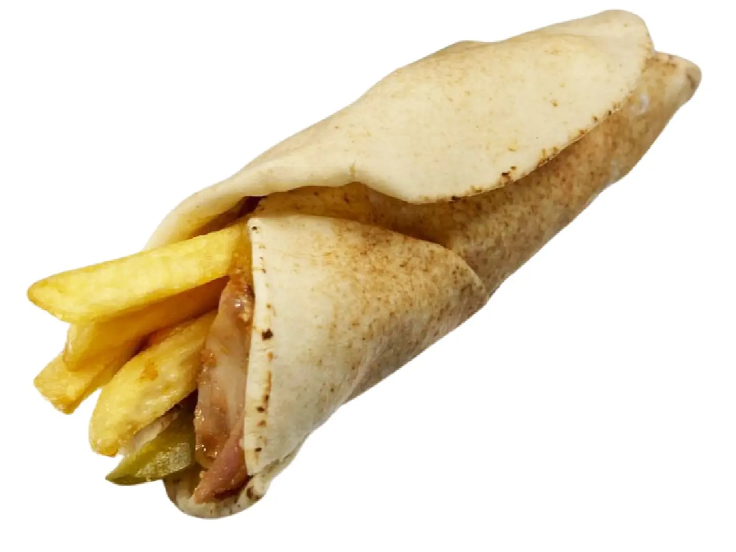 ساندوتش شاورما دجاج خبز لبناني