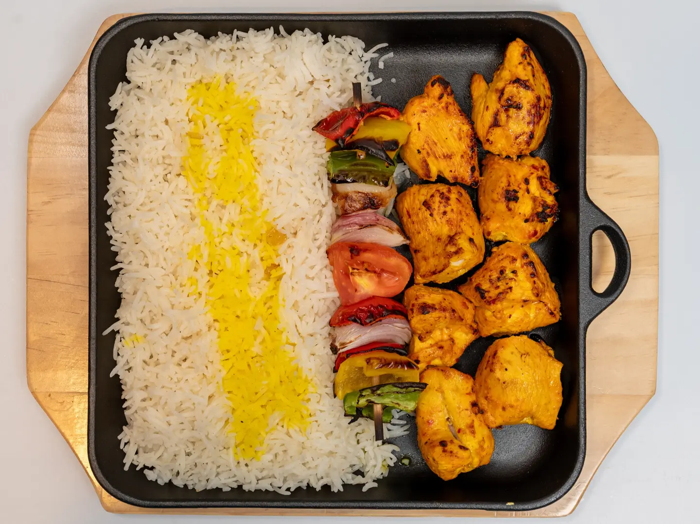 أوصال دجاج إيراني مع الرز