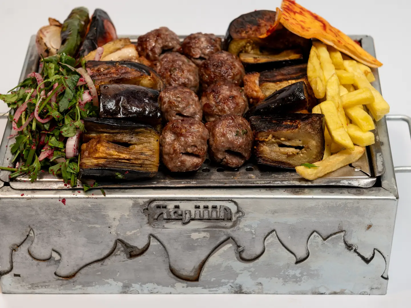 كباب لحم باذنجان