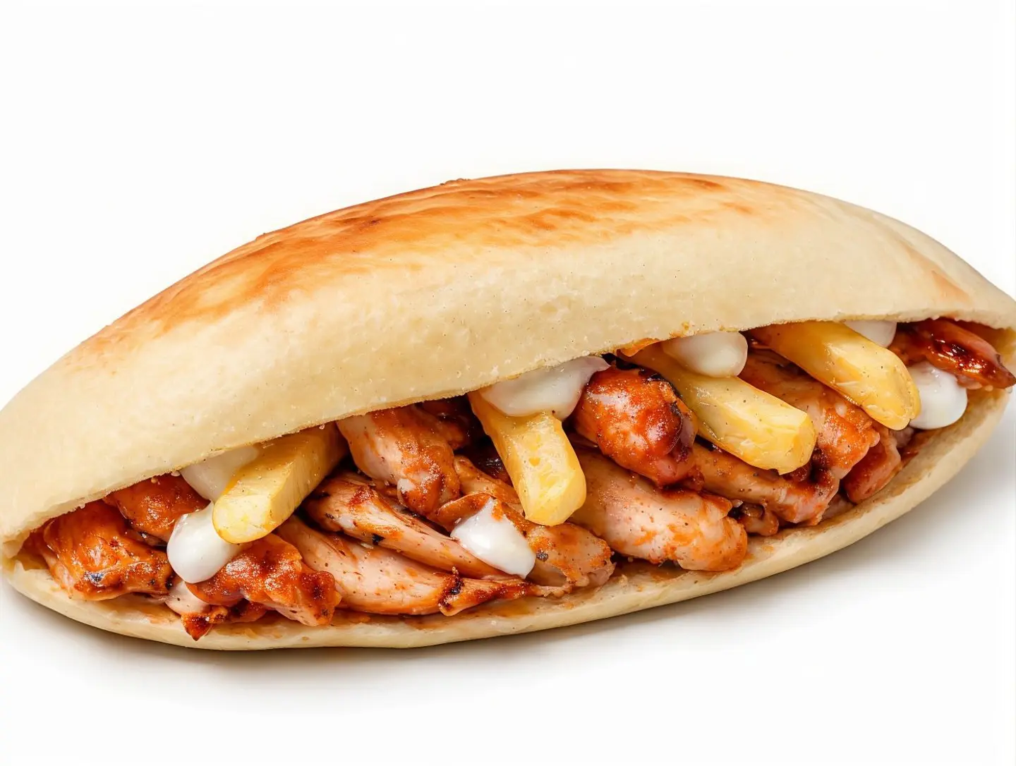 Chicken Shawarma Sandwich, Oven Bread