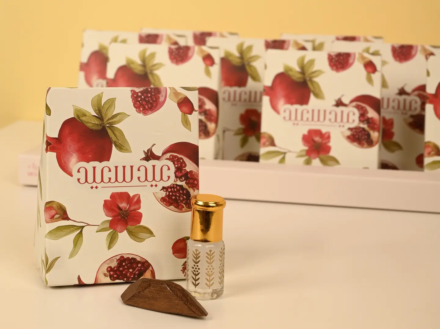 توزيعات العيد ثيم الرمان