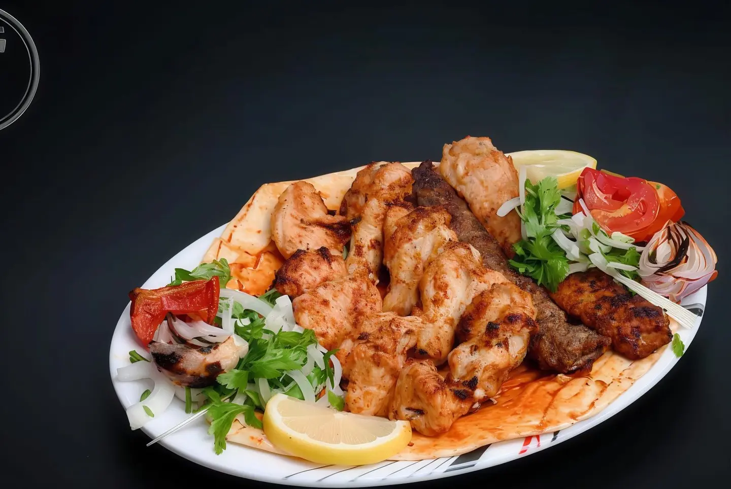 صحن كباب مشكل صغير