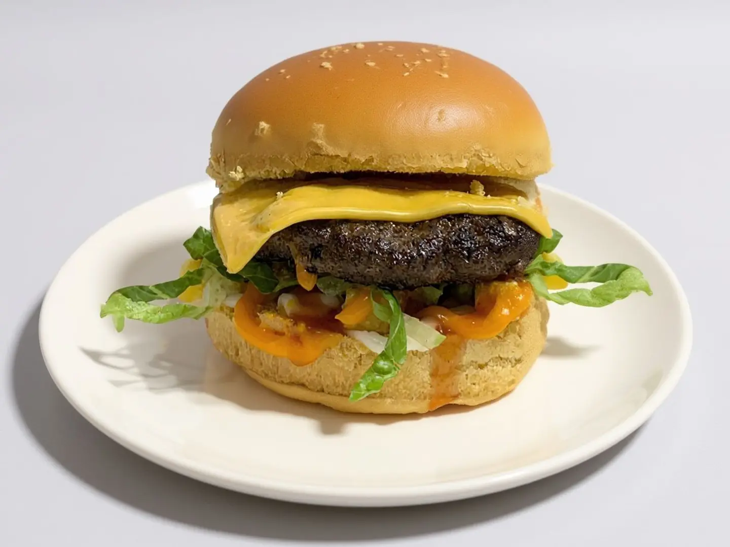 برجر لحم غنم