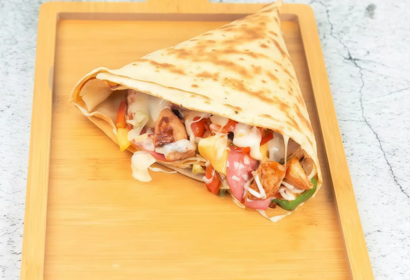 Chicken Fajita Crepe