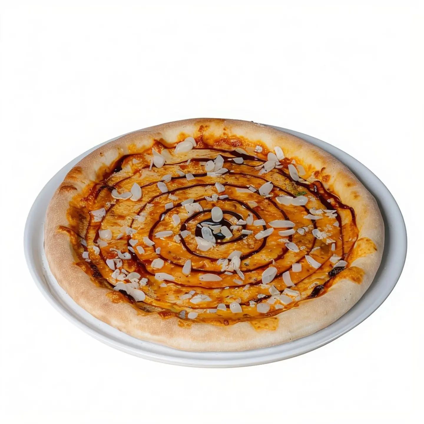 بيتزا مع صوص البلسمك