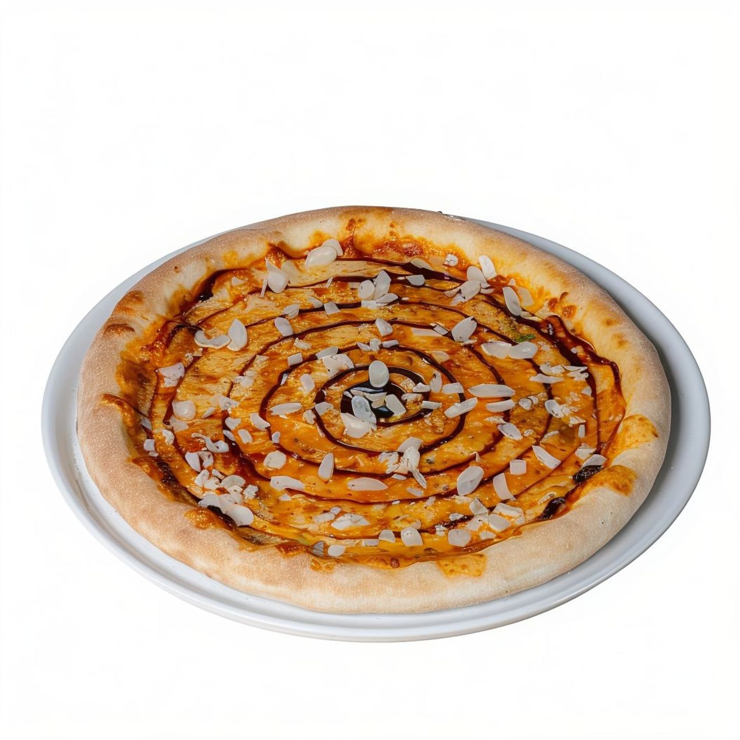بيتزا مع صوص البلسمك