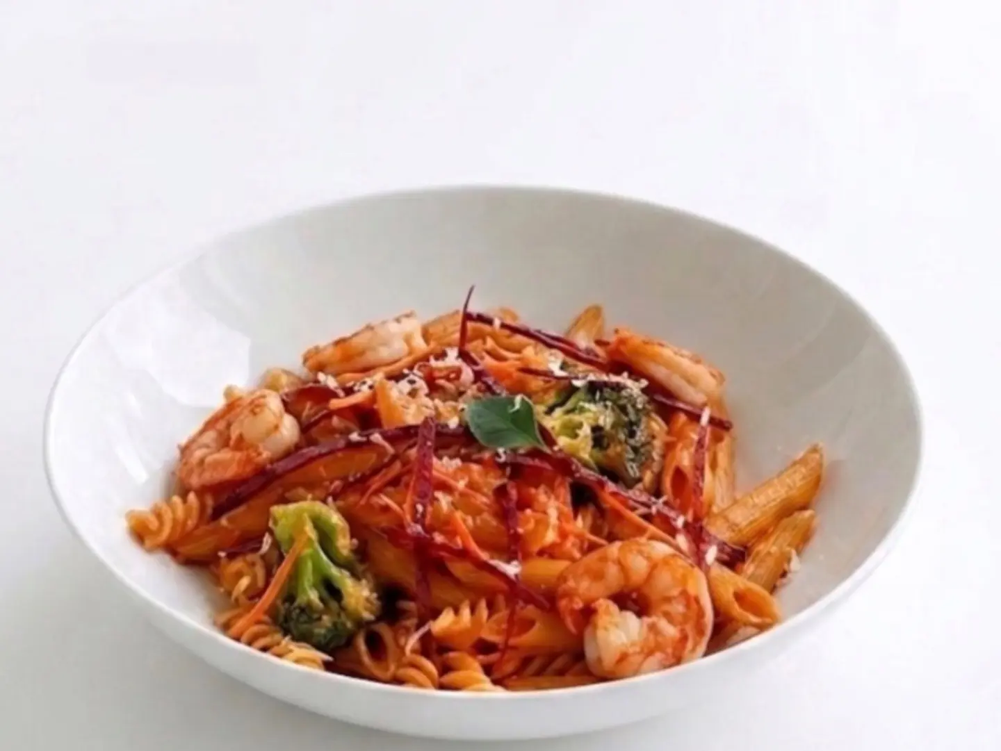 Shrimp Pasta Pink Sauce