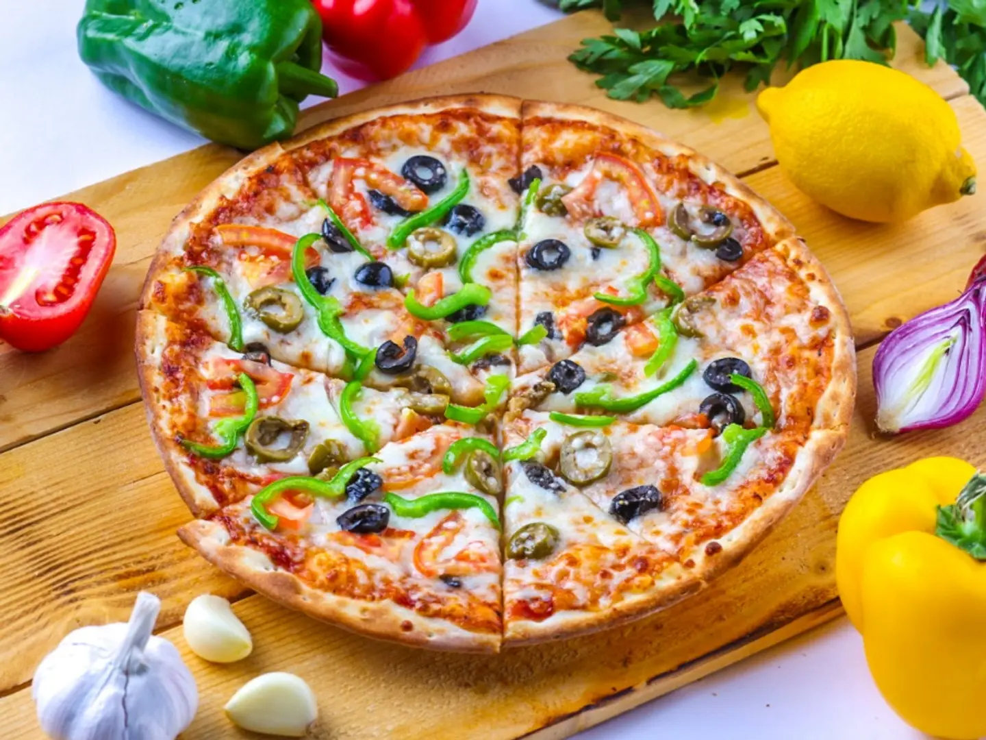 Vegetables Pizza Medium Size