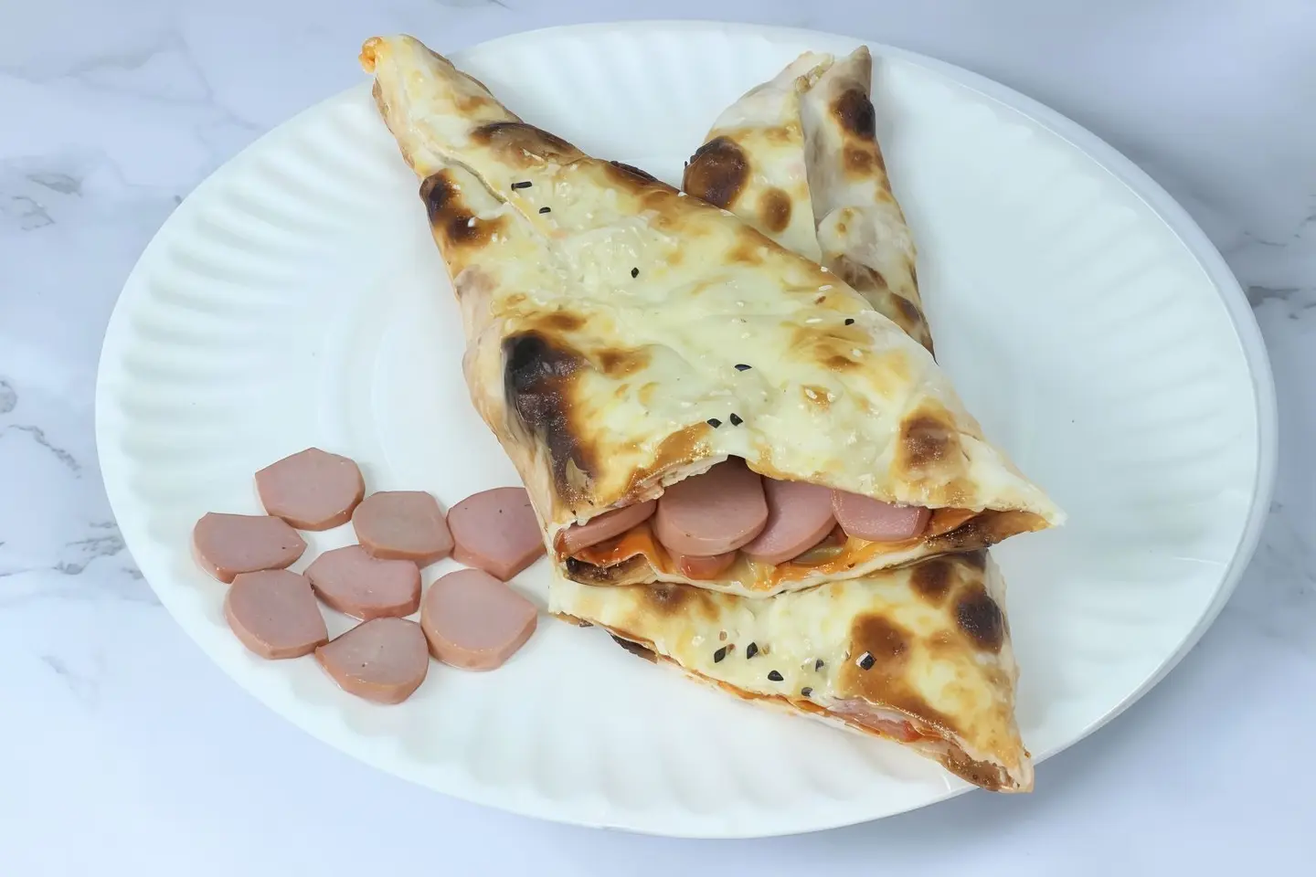 فطيرة نقانق