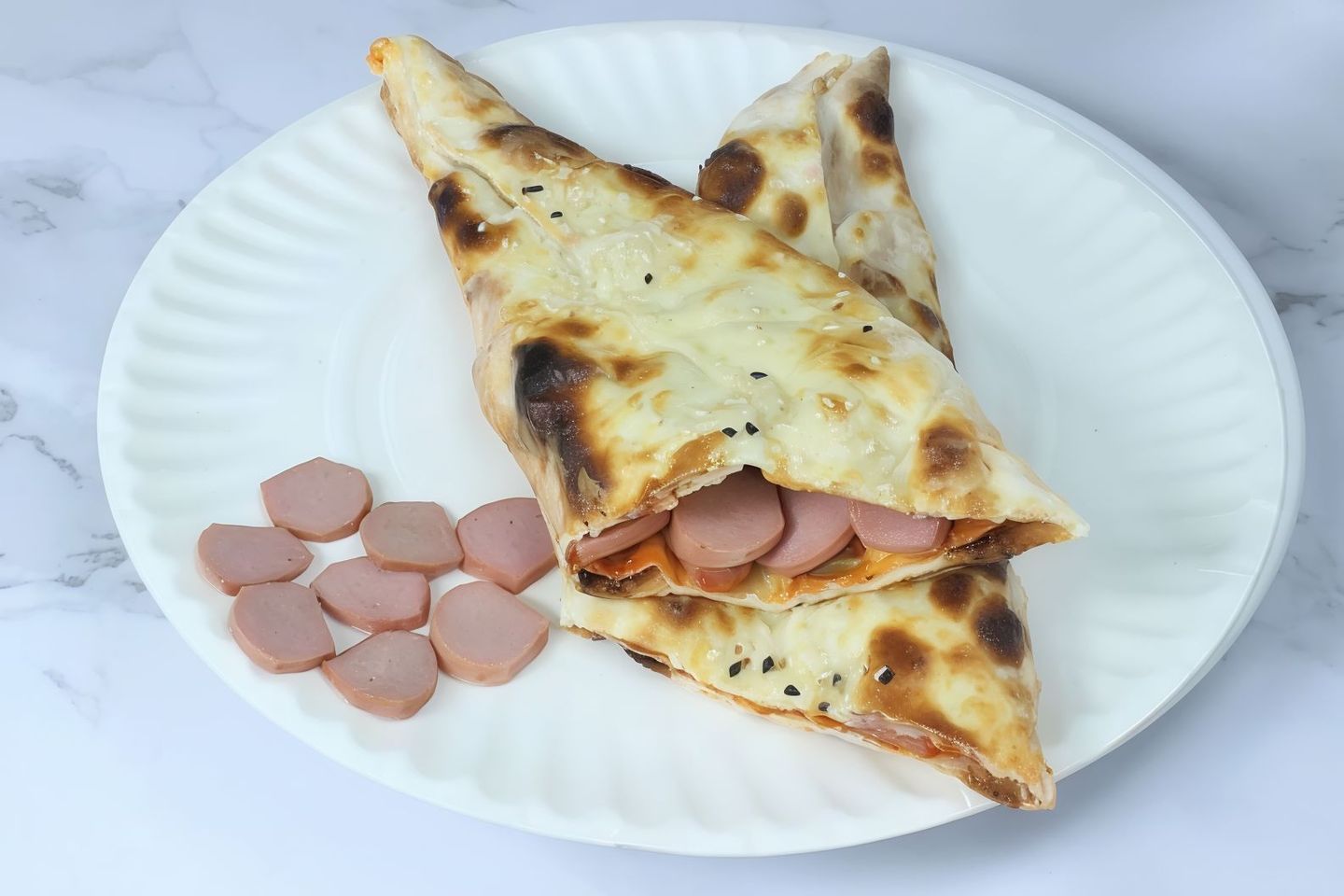 فطيرة نقانق