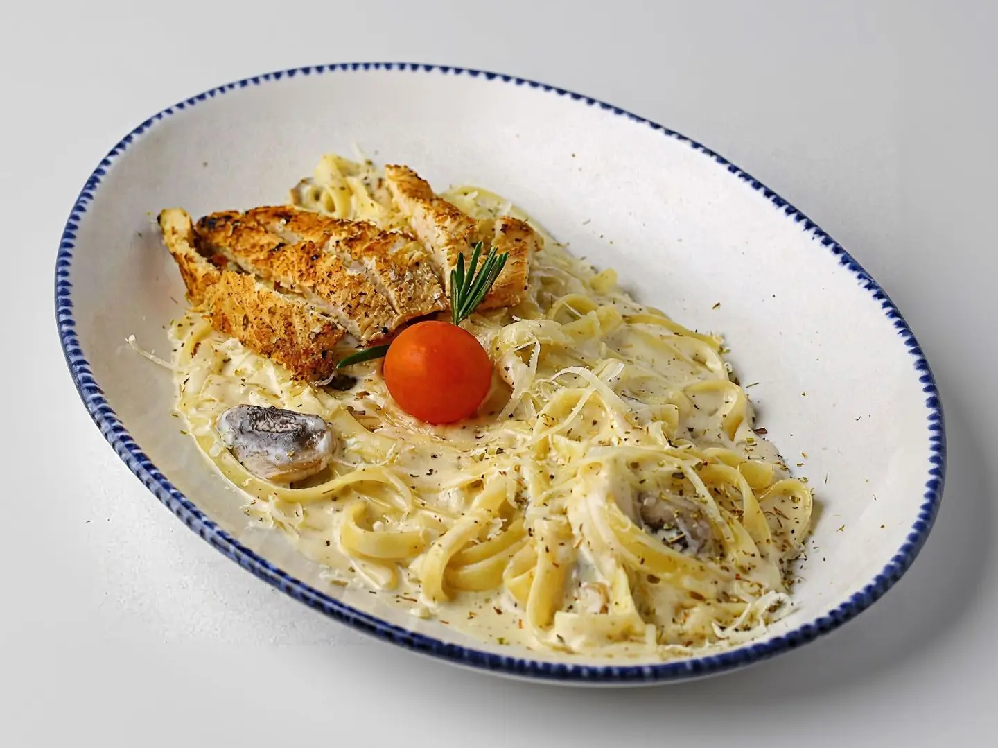 Chicken Mushroom Fettuccine