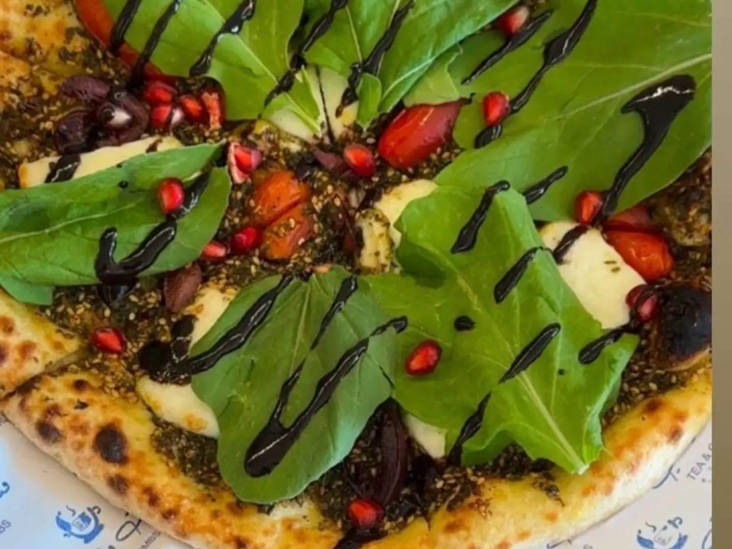 Zaatar Halloumi Manakish