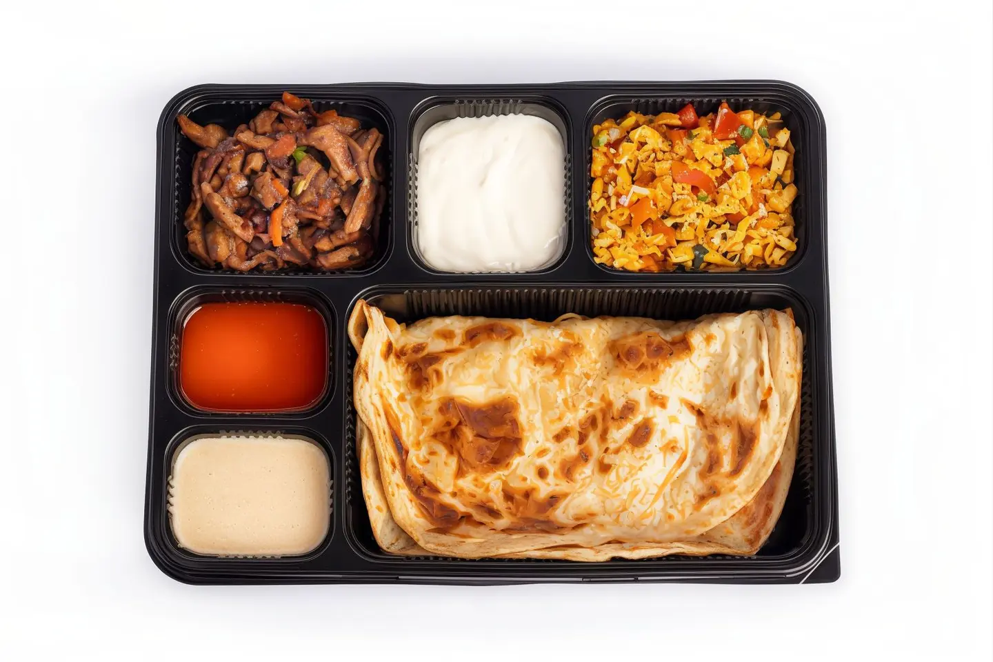 بوكس فطور كبدة مكشن وشكشوكة وجبن