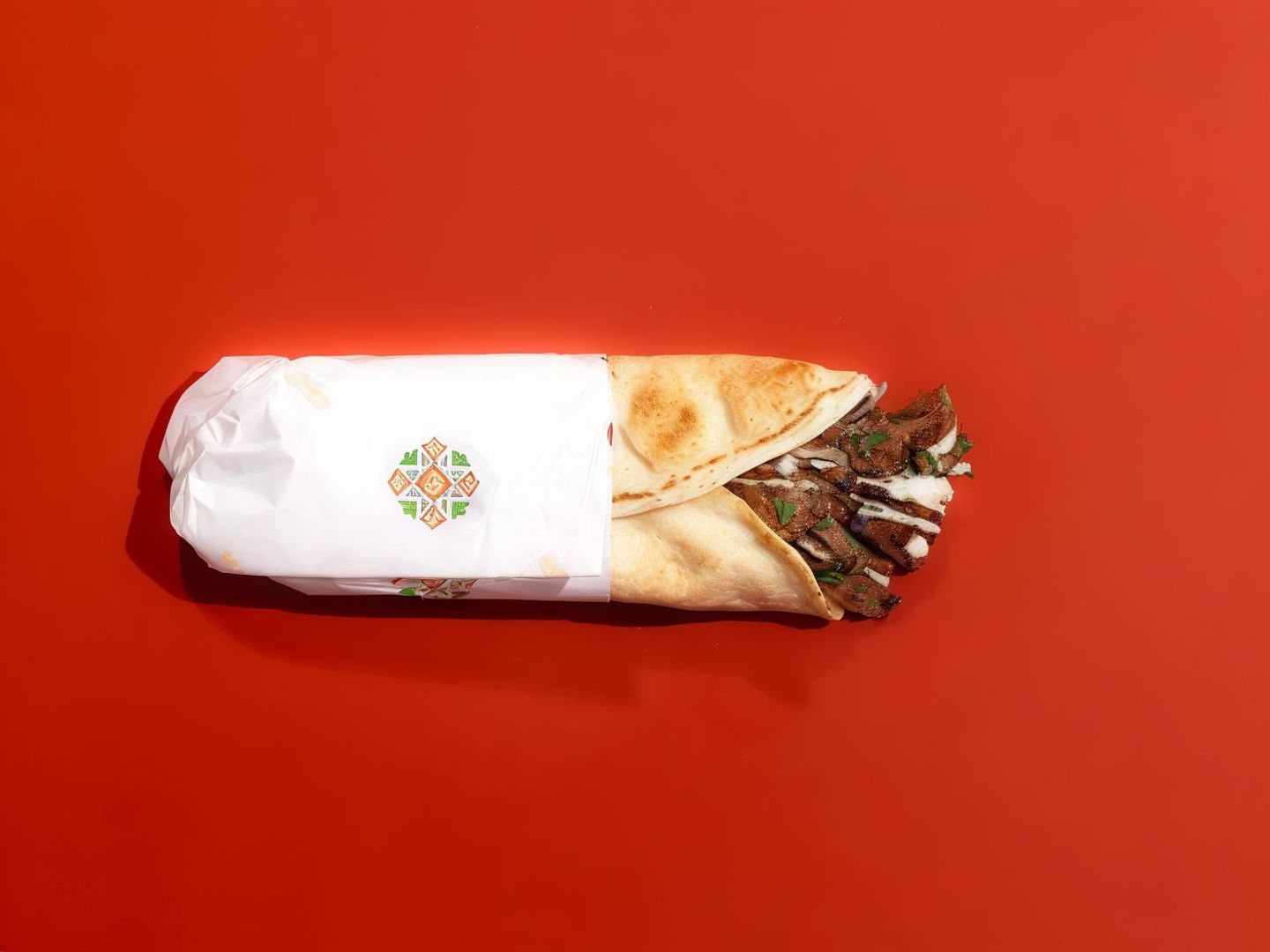 Meat Shawarma, Lebanese Bread