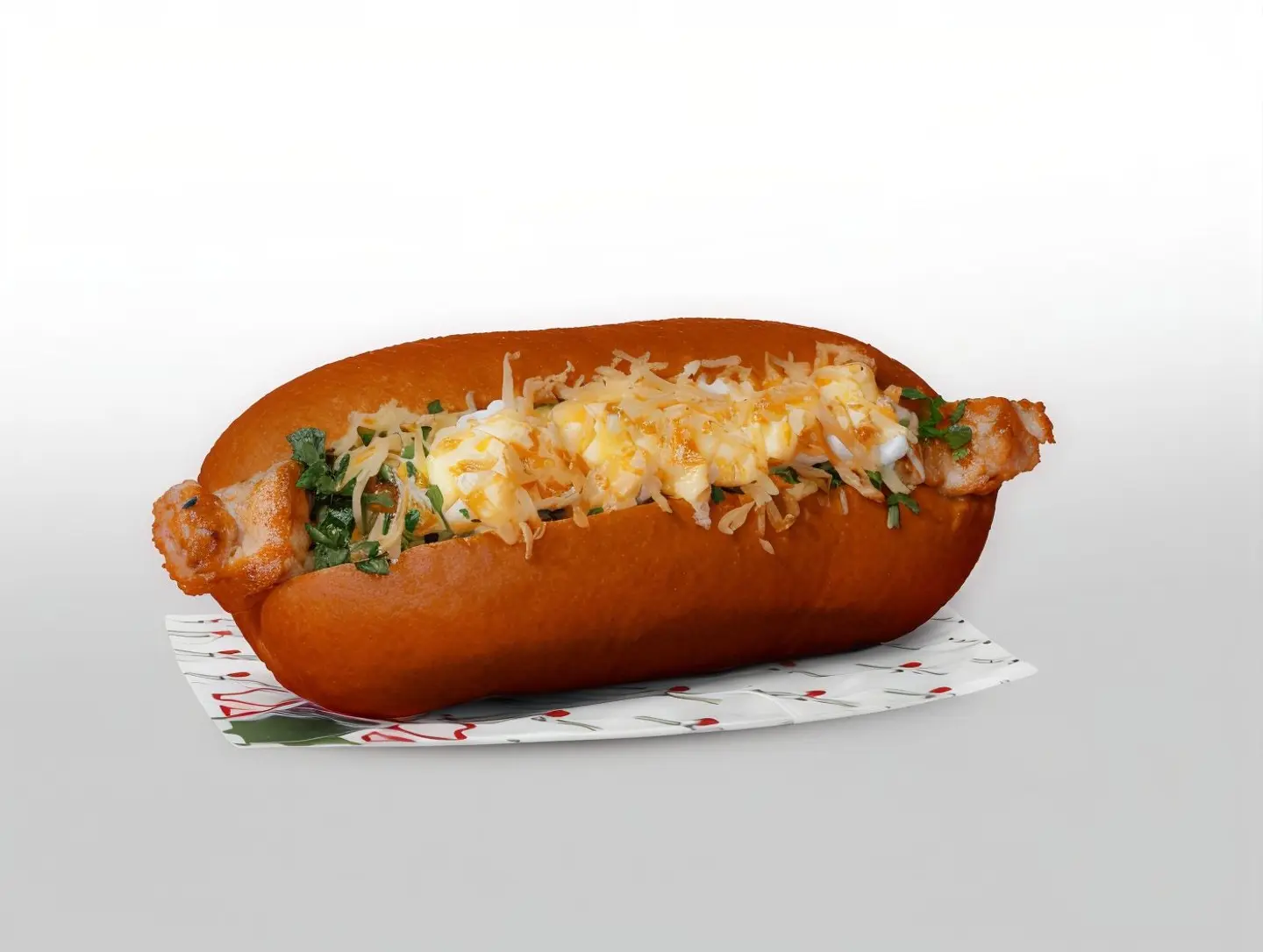 Chicken Kebab,Garlic Brioche