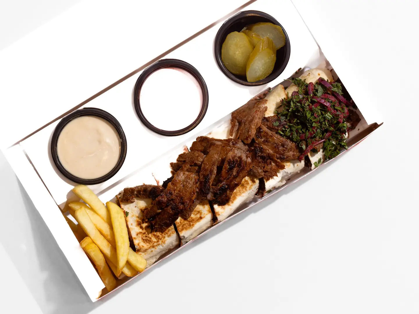Medium Arabic Meat Shawarma Plate