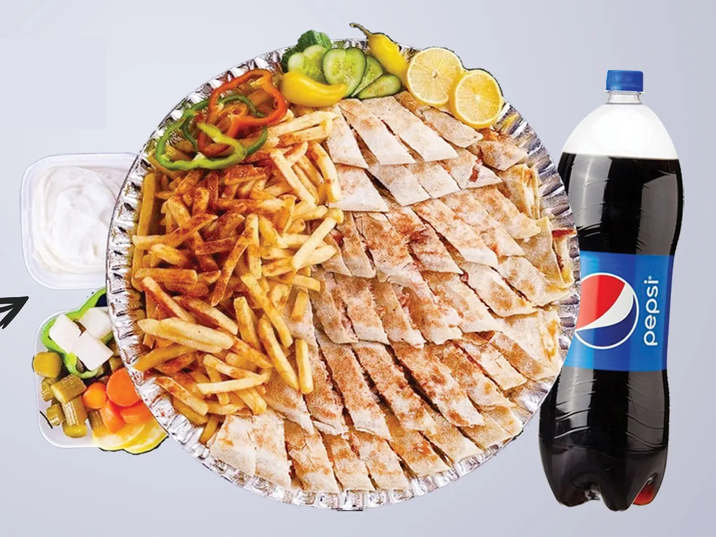وجبة شاوومة العائلة