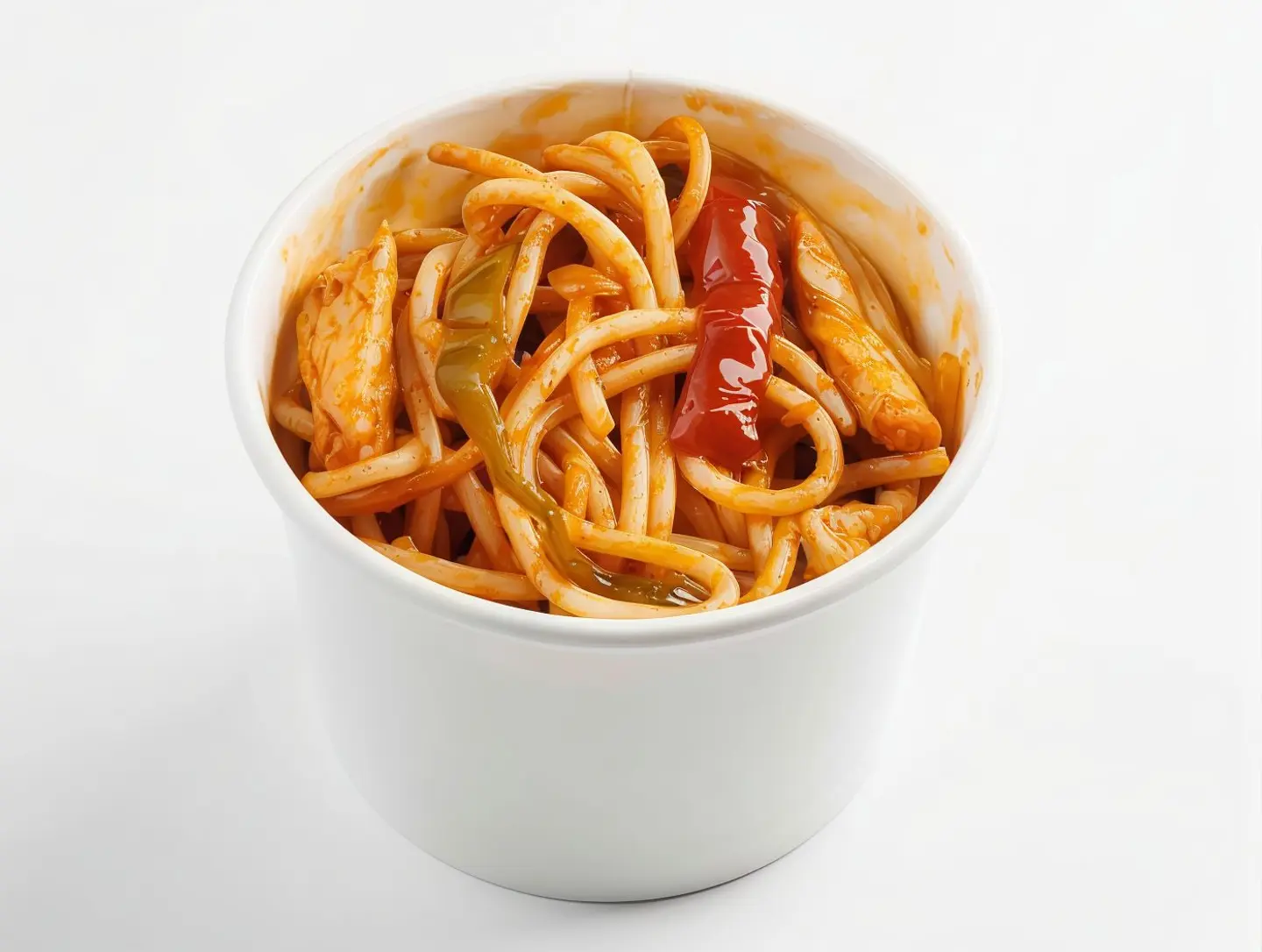 مكرونة وسط