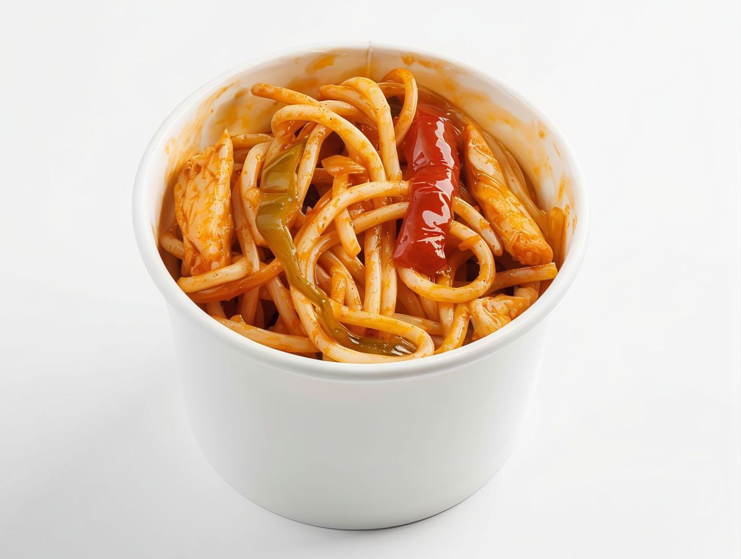 مكرونة وسط