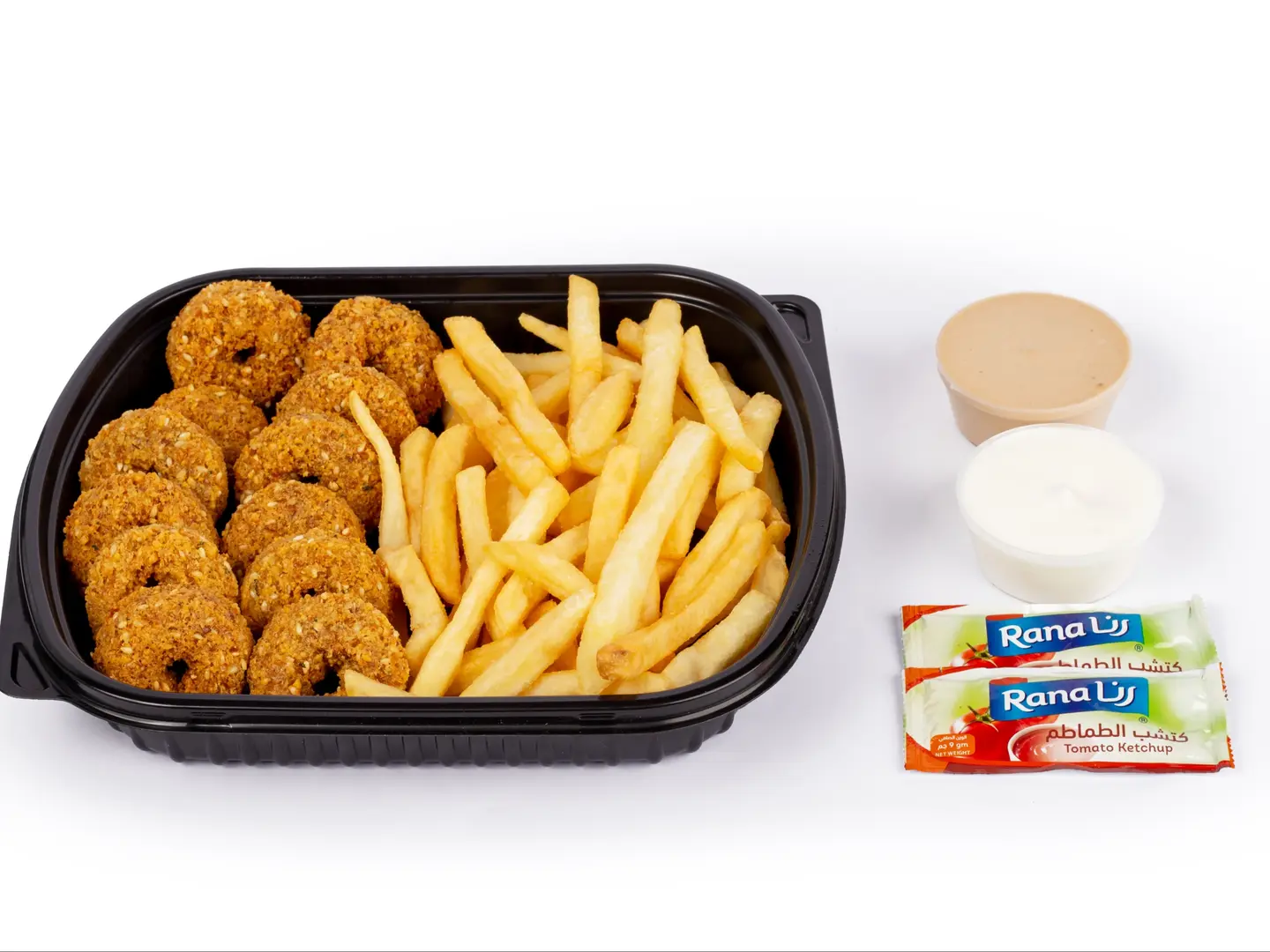 Falafel And Fries Plate - Jumbo Plate