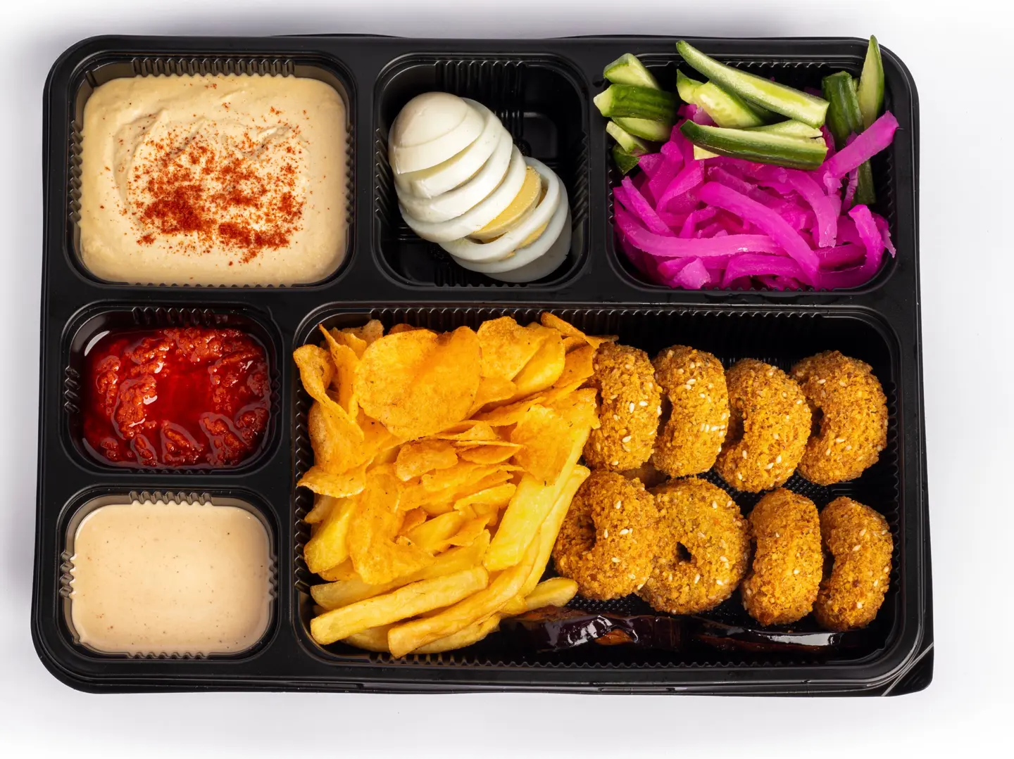 Mixed Falafel Hummus Platter