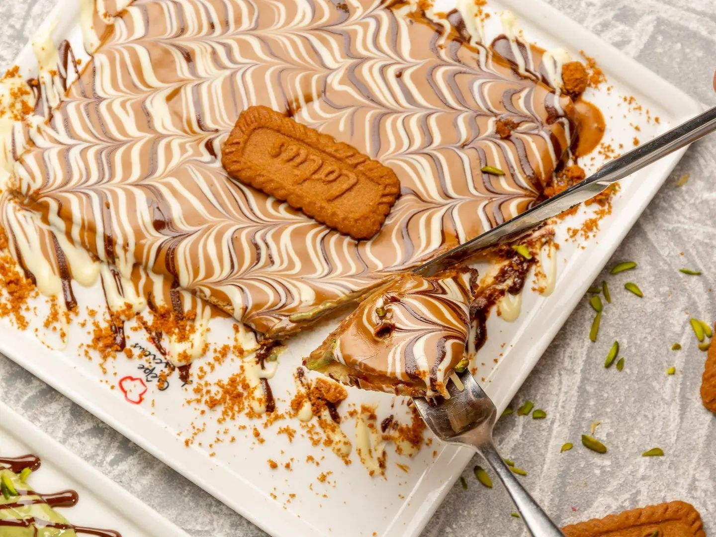 Lotus Chocolate Crepe