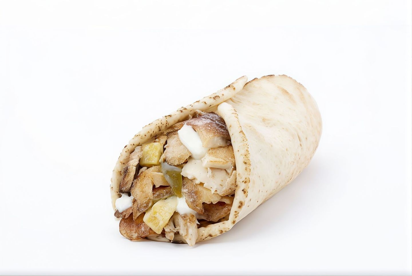 خبز عربى اضافة جبن