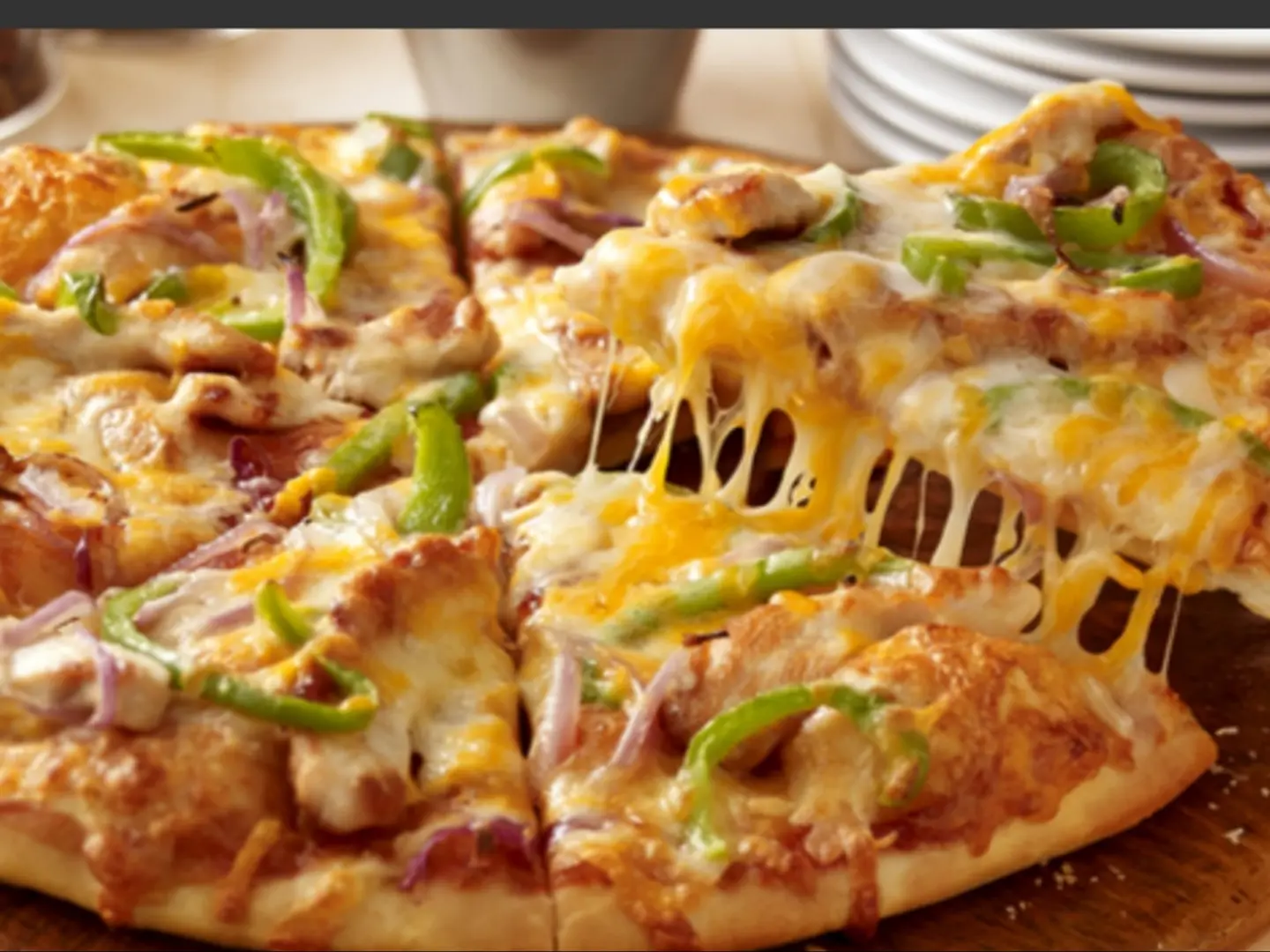 Middle Chicken Ranch Pizza