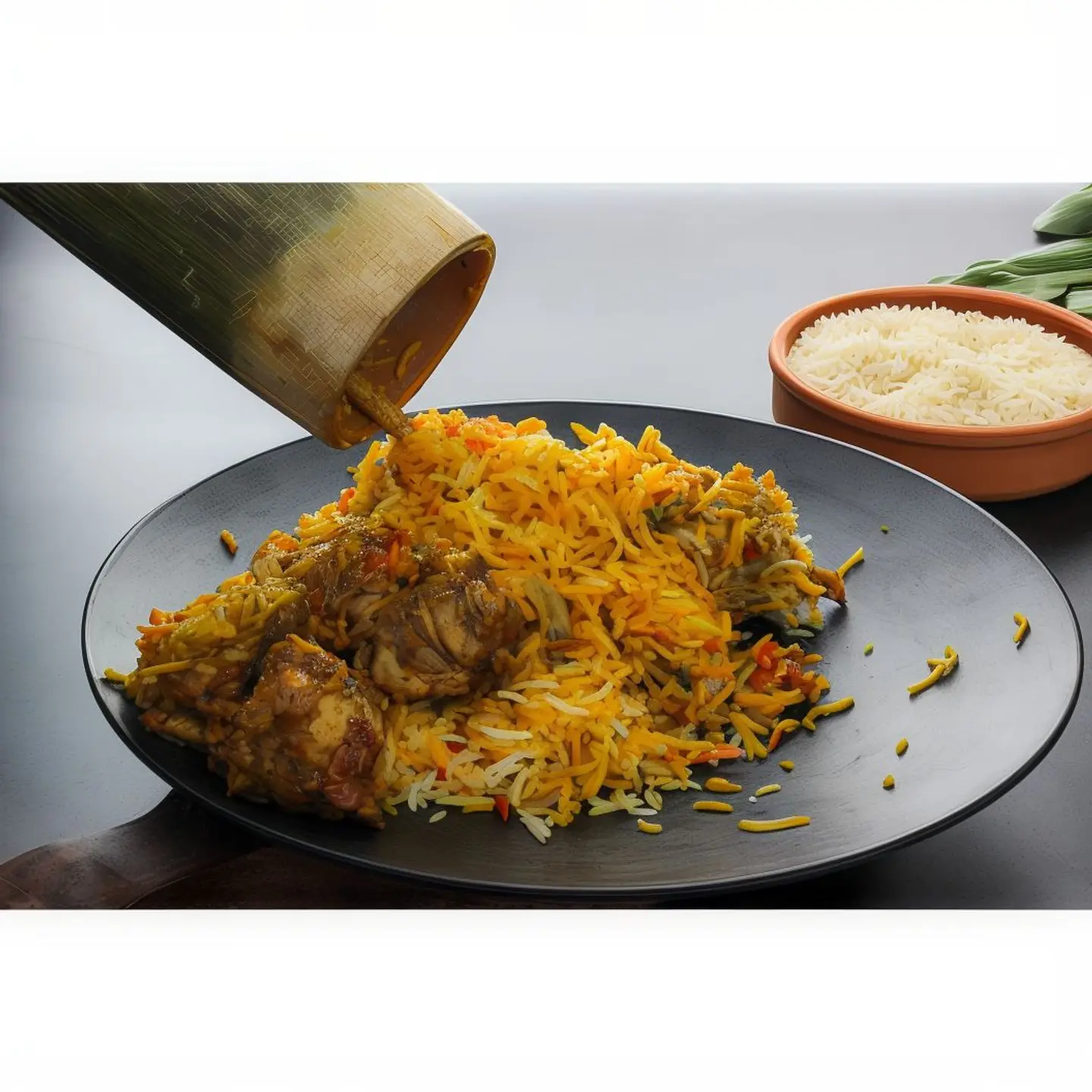 برياني دجاج بامبو